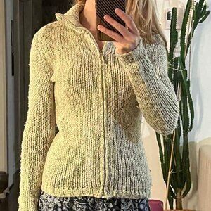 Cardigan Sweater Jumper Winter Warm  Size Small